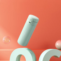 乐扣乐扣(locknlock)LHC6460FU 夏荷弹跳保温杯 350mL 304不锈钢