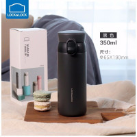 乐扣乐扣(locknlock) 憧憬弹跳保温杯316不锈钢内胆保温杯 LHC3239BLK 黑色 350ml