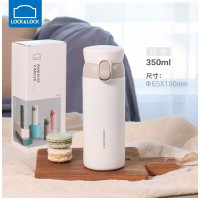 乐扣乐扣(locknlock) 憧憬弹跳保温杯316不锈钢内胆保温杯 LHC3239WHT 白色 350ml