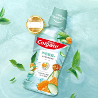 高露洁漱口水 清新口气成人便携家庭装 芦荟蜂胶味 500ml*3瓶