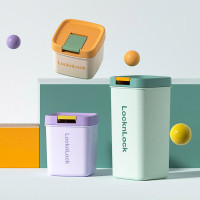 乐扣乐扣(locknlock) 玩趣密封罐三件套HTE824S3FU厨房储存密封220mL+310mL+650mL