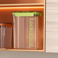 乐扣乐扣(locknlock) 鲜享两分格密封储物罐(绿色)HTE956FU密封隔潮防虫储物罐 2.8L