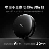 科大讯飞会议耳机 录音转写降噪会议 耳机 iFLYBUDS Pro 2 夜影黑