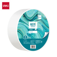 deli得力 桔然盘式卫生纸3层180米 WP3180-02 白色 单卷 12卷/箱