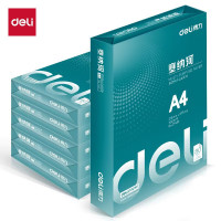 得力(deli)ZF486塞纳河复印纸 A4-80g-6包 办公用纸 整箱3000张