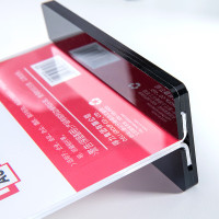 deli得力50864T型抽拉亚克力桌牌A4 竖式(2个)