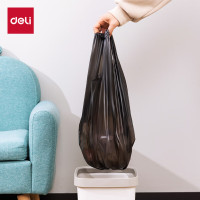 deli得力得心LQ503-背心式垃圾袋(黑色)(30只/卷,3卷/包)