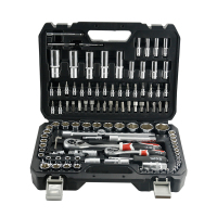 易尔拓(YATO) 套筒扳手套装修理修车工具汽修工具套装棘轮扳手工具箱套装 YT-38791[108件综合维修套装]