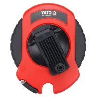 易尔拓(YATO)卷尺20米长钢卷尺米尺高精度尼龙批覆ABS耐摔20Mx13MM YT-71560