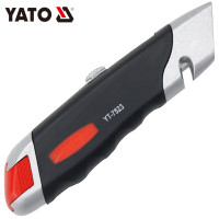 易尔拓(YATO)重型美工刀锌合金壁纸刀墙纸刀裁纸刀工具割刀5片刀片 YT-7523