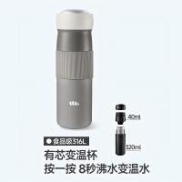 蕉下BENEUNDER降温保温杯大容量保冷咖啡水杯子不锈钢男女生日礼物LC002映野灰