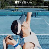 蕉下(beneunder)男士运动空顶防晒帽26新品夏季户外遮阳帽男士太阳帽子DS015 深蓝灰