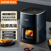 苏泊尔(SUPOR)空气炸锅不用翻面 家用全自动 6L大容量 可视 蒸汽嫩炸 智能多功能电炸锅KD60D830A