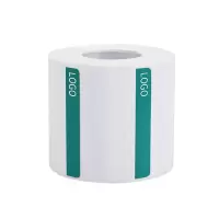 巴蜀脸谱 BQWG5090 50mm*90mm 150张/卷 标签纸 (计价单位:卷)白绿色