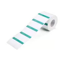 巴蜀脸谱 BQWG5030 50mm*30mm 200张/卷 标签纸 (计价单位:卷)白绿色