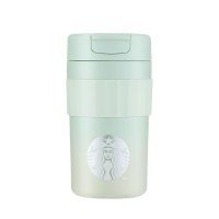 星巴克(STARBUCKS) 11149743 绿色渐变款桌面不锈钢杯 保温杯 470ml (计价单位:个) 薄荷绿