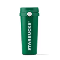 星巴克(STARBUCKS) 11142994 单手操作不锈钢保温杯绿色473ml 保温杯 (计价单位:个) 绿色