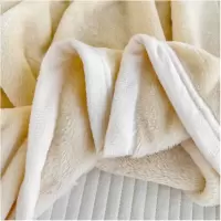 摩洛蔻 MLKTZ-001 午睡毯子珊瑚绒150*70cm(计价单位:件)米白色
