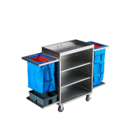 杜克恩 DKESTC-001 双边客房清洁服务手推车(计价单位:辆)银色