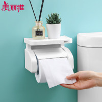 美丽雅(MARYYA) HC071674强力吸壁纸巾架R5080 (计价单位:个) 白色