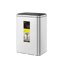 秦泰(Cqint) QTTRASH-01 不锈钢感应垃圾桶 6L(计价单位:个)银色