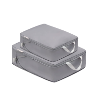 秦泰(Cqint) 差旅收纳包 灰色大号中号组合装