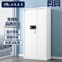 北尧长青保密柜文件资料档案员工储物收纳铁皮柜双保险指纹密码锁通门