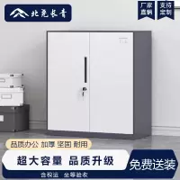 北尧长青 文件柜办公室资料档案存放柜铁皮柜加厚拆装柜 900对开矮柜