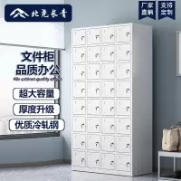 北尧长青 更衣柜员工柜带锁铁皮储物柜浴室健身房柜子钢制三十二门衣柜加厚 三十二门