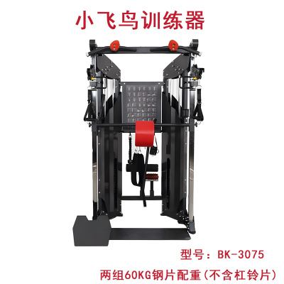 华普思室内健身器材力量训练器械小飞鸟训练器两组60KG钢片配重BK-3075