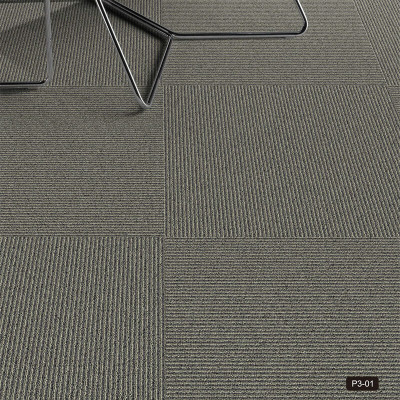 华普思办公室卧室方块地毯拼接毛毯 PVC底每平方50*50cm一片升级PVC底HDT008