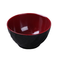 五和(wuhe)密胺餐具五和双色圆碗5.5寸S123