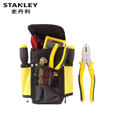 史丹利(STANLEY)11件专业电工工具包套装 92-004-1-23 钳子万用表电子工具包组套