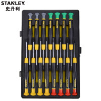 史丹利(STANLEY)小号精密螺丝刀套装 眼镜钟表手机拆机维修小起子改锥组套 15件套微型螺丝批组套A66-381-2