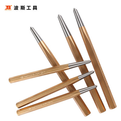 森凡(SEVAN)波斯精品 铬钒钢中心冲 冲子 凿子钳工磨具制造机修维修B522806 4*8*125MM BS5228