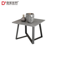 东业家具 商务接待沙发会客厅沙发配套茶几定制