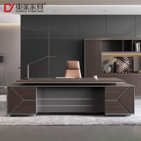 东业家具 老板办公桌经理桌领导桌现代简约大班台2.8米
