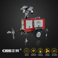 正辉 (CHHI)SFD6000N 4x350W IP65 AC220V 白光 全自动移动照明灯塔 (计价单位:台) 红