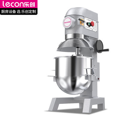 乐创 lecon LC-B15B 打蛋器 15L带罩 银色