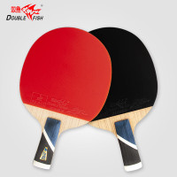 双鱼(DOUBLE FISH)五星级直拍乒乓球拍自营体育用品5A+E单拍
