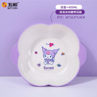 五和库洛米双色四瓣带耳碗KRM-SW6333