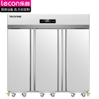 乐创(lecon)消毒柜热风循环立式高温三开门单位食堂厨房调温调时大容量不锈钢消毒碗柜LC-CJ-2000K10