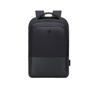 爱华仕(OIWAS)商务通勤15.6英寸双肩包 耐磨防泼 外置USB充电口可充电 OCB4915 黑色