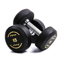 舒华哑铃R390包胶哑铃健身房健身器材运动健身器械SH-R390-5KG单位:对