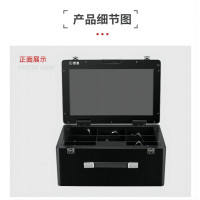警翼采集工作站W7高速采集21.5寸超清触摸屏15口快速充电翻盖式4T存储 W7