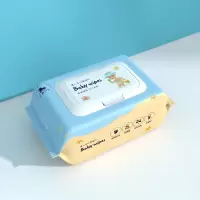 天真贝比 加厚珍珠纹2包婴儿手口擦湿专用