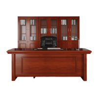 华普思 办公家具老板办公桌经理主管桌油漆班台1.6不含侧柜