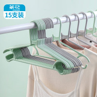 茶花 大衣架 晾衣架子 衣服架衣挂架晒衣架衣服撑子挂衣架 15支装 07041T