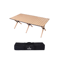 何大屋(Hodtown)户外折叠椅子便携式超轻月亮椅露营沙滩椅钓鱼凳子靠背马扎 何大屋 蛋卷桌 HDW1633