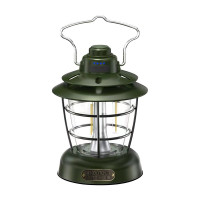 何大屋(Hodtown)绿色露营户外野营灯应急装备挂灯停电LED充电照明超亮照明灯 逸趣露营灯HDW1903 墨绿色